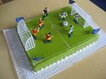 Focipálya torta