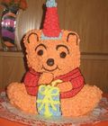 Ülő Micimackó torta