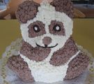 Ülő Panda torta