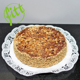 Áfonyás mogyorós torta