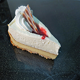 Sajttorta szelet
